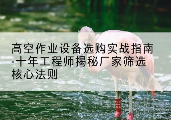 高明剪叉式升降机厂家-高空作业设备选购实战指南-十年工程师揭秘厂家筛选核心法则